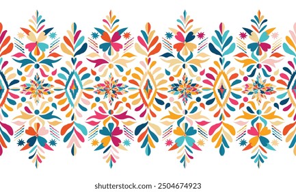 Abstractas patrón Ikat con diseño sin costuras, perfecto para fondos de temática étnica, cortinas, alfombras, Fondos de pantalla, ropa y decoraciones. Ideal para envolver papel, batik y otros usos creativos.