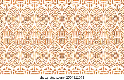 Abstract Ikat pattern with seamless design, perfect for ethnic-themed backgrounds, curtains, carpets, wallpapers, clothing, and decorations. Ideal for wrapping paper, batik, and other creative uses.