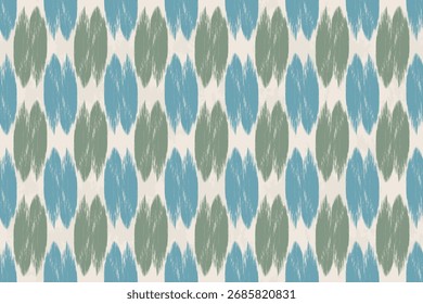Patrón ikat Abstractas para el arte étnico sin fisuras en estilo tribal y popular. Imprimir Adorno geométrico azteca. Patrón geométrico de color sin costuras oriental. Diseño para tela, alfombra, Fondo de pantalla, ropa.