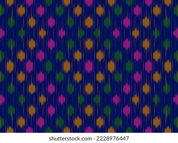 Abstract ikat pattern, vector ikat, vintage style , ikat print, geometric ikat for background, rug, wallpaper, clothing, wrapping, batik, fabric, ethnic,sarong,embroidery vector illustration style.
