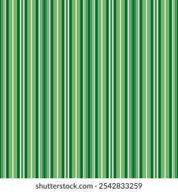 Abstract Ikat seamless green with vertical lines style with geometric pattern and diagonal Stripes vector. Christmas texture concepe