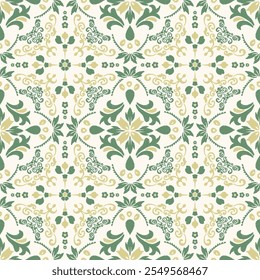 Padrão sem emenda do ikat abstrato. Vetor clássico luxo moda antiga ornamento. Textura para papel de parede, têxtil, embalagem, vestuário, impressão, ilustração, bordado e fundo.