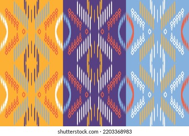 Abstract ikat texture tribal Aztec Geometric Traditional ethnic oriental design for the background. Folk embroidery, Indian, Scandinavian, Gypsy, Mexican, African Capet fabric paper rug, wallpaper