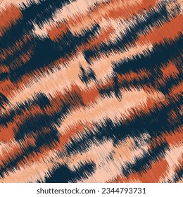 Abstract ikat wild pattern, Animal skin design, Nature color, printing background, seamless texture