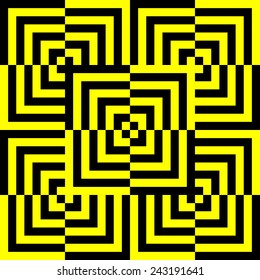 abstract illusion of alternative colors - vector