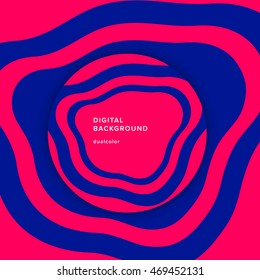 Abstract illusion background. Vector optical art illustration.