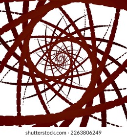 The Abstract illusion vector image.
