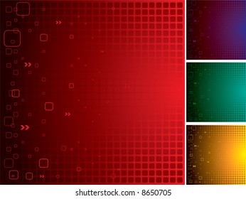 Abstract illustrated grid ideal as a wallpaper or technical background