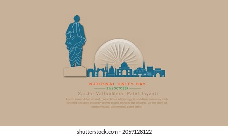 abstract illustration 0f Vallabhbhai Patel. vector