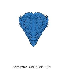 an abstract illustration about bison