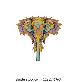 an abstract illustration about elephant