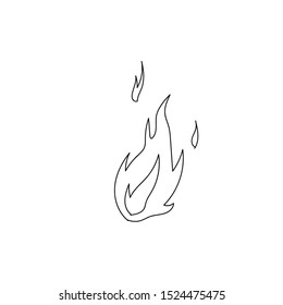 an abstract illustration about flame