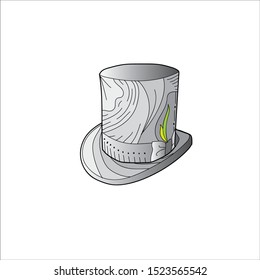 an abstract illustration about hat