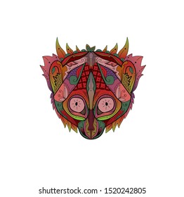 Abstract illustration about Javan slow loris