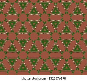 Abstract illustration. Arabesque for design template. Luxury seamless pattern ornament in Eastern style.