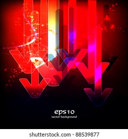 Abstract illustration of arrows