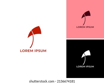 ABSTRACT ILLUSTRATION AXE LOGO DESIGN TEMPLATE VECTOR 