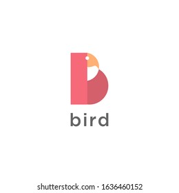 ABSTRACT ILLUSTRATION B LOGO DESIGN VECTOR FOR YOUR BUSINESS