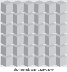 abstract illustration background 3D  squares