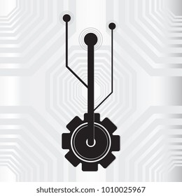 Abstract illustration background circuit electronic pattern.Concept technology,industrial,network.