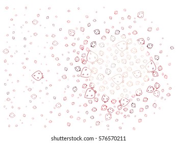 Abstract illustration Background Document strawberries, food, vitamins, vector graphics