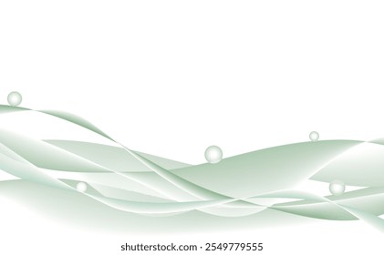 Abstract Illustration Background with Light and Wave Pattern
