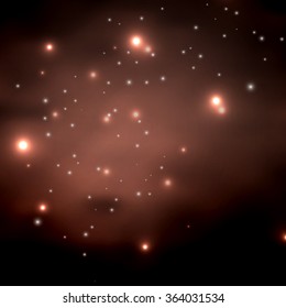 Abstract illustration background, night sky .