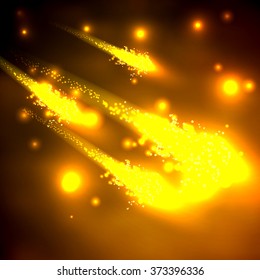 Abstract illustration background, night sky .