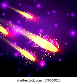Abstract illustration background, night sky .