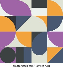  Abstract illustration background. Seamless patterns. Flat geometric shapes. Vector print. Eps10.