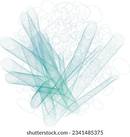 abstract illustration for background usage . round shaped illustrator.