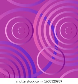 Abstract illustration for background or wallpaper. Pink and purple circles.

