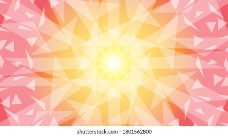 An abstract illustration based on the colors of red, yellow, and orange to image the summer sun .Created with vector data.