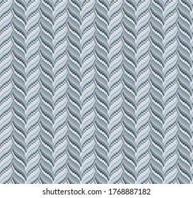 Abstract illustration based on weaving bargello