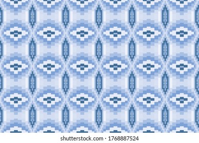 Abstract illustration based on weaving bargello