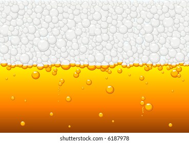 Abstract illustration of beer texture