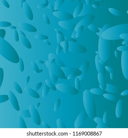 Abstract illustration with Blue Confetti on a Pastel Background. Vector Placer from the circles. Pastel design. Abstract Bright Pattern for cards,banners,print. A Scattering of Confetti
