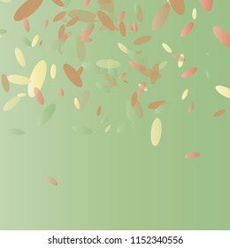 Abstract illustration with Blue and orange Confetti on a Pastel Background. Vector Placer from the circles. Pastel design. Abstract Bright Pattern for cards,banners,print. A Scattering of Confetti