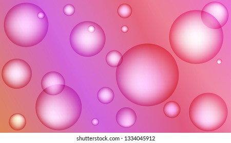 Abstract illustration with blurred drops. For elegant pattern cover book. Bright Gradient Color Vector illustration