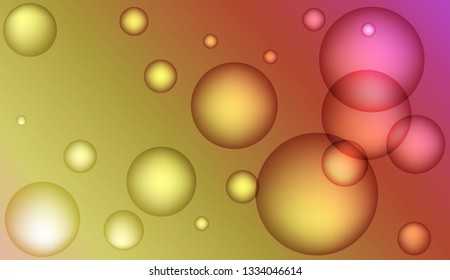 Abstract illustration with blurred drops. For elegant pattern cover book. Bright Gradient Color Vector illustration