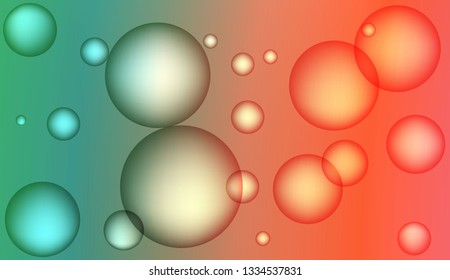 Abstract illustration with blurred drops. For elegant pattern cover book. Bright Gradient Color Vector illustration