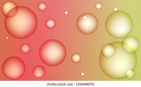 Abstract illustration with blurred drops. For elegant pattern cover book. Bright Gradient Color Vector illustration