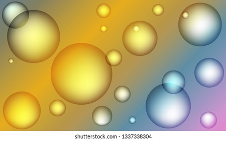 Abstract illustration with blurred drops. For elegant pattern cover book. Bright Gradient Color Vector illustration
