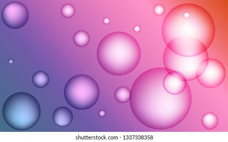 Abstract illustration with blurred drops. For elegant pattern cover book. Bright Gradient Color Vector illustration