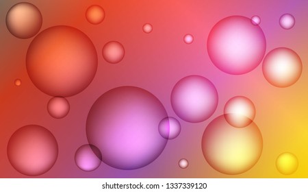 Abstract illustration with blurred drops. For elegant pattern cover book. Bright Gradient Color Vector illustration