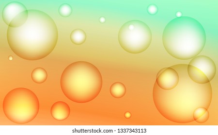 Abstract illustration with blurred drops. For elegant pattern cover book. Bright Gradient Color Vector illustration