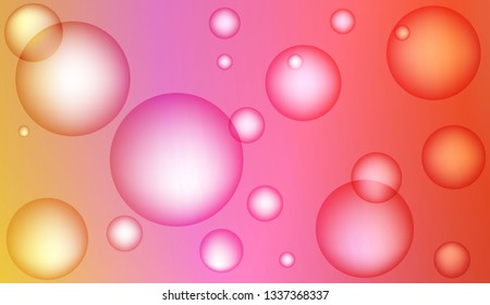Abstract illustration with blurred drops. For elegant pattern cover book. Bright Gradient Color Vector illustration