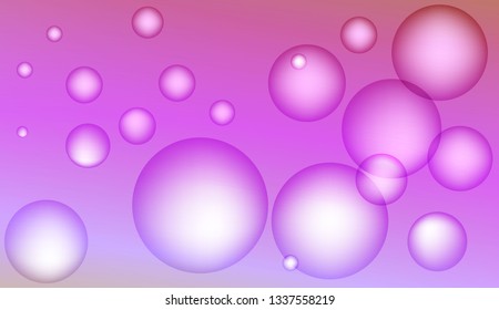 Abstract illustration with blurred drops. For elegant pattern cover book. Bright Gradient Color Vector illustration