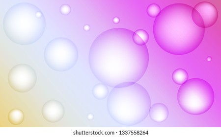 Abstract illustration with blurred drops. For elegant pattern cover book. Bright Gradient Color Vector illustration