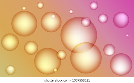 Abstract illustration with blurred drops. For elegant pattern cover book. Bright Gradient Color Vector illustration